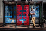 Ebenezer Akakpo : Ghanaian artist redesigns US bus shelters with Adinkra symbols