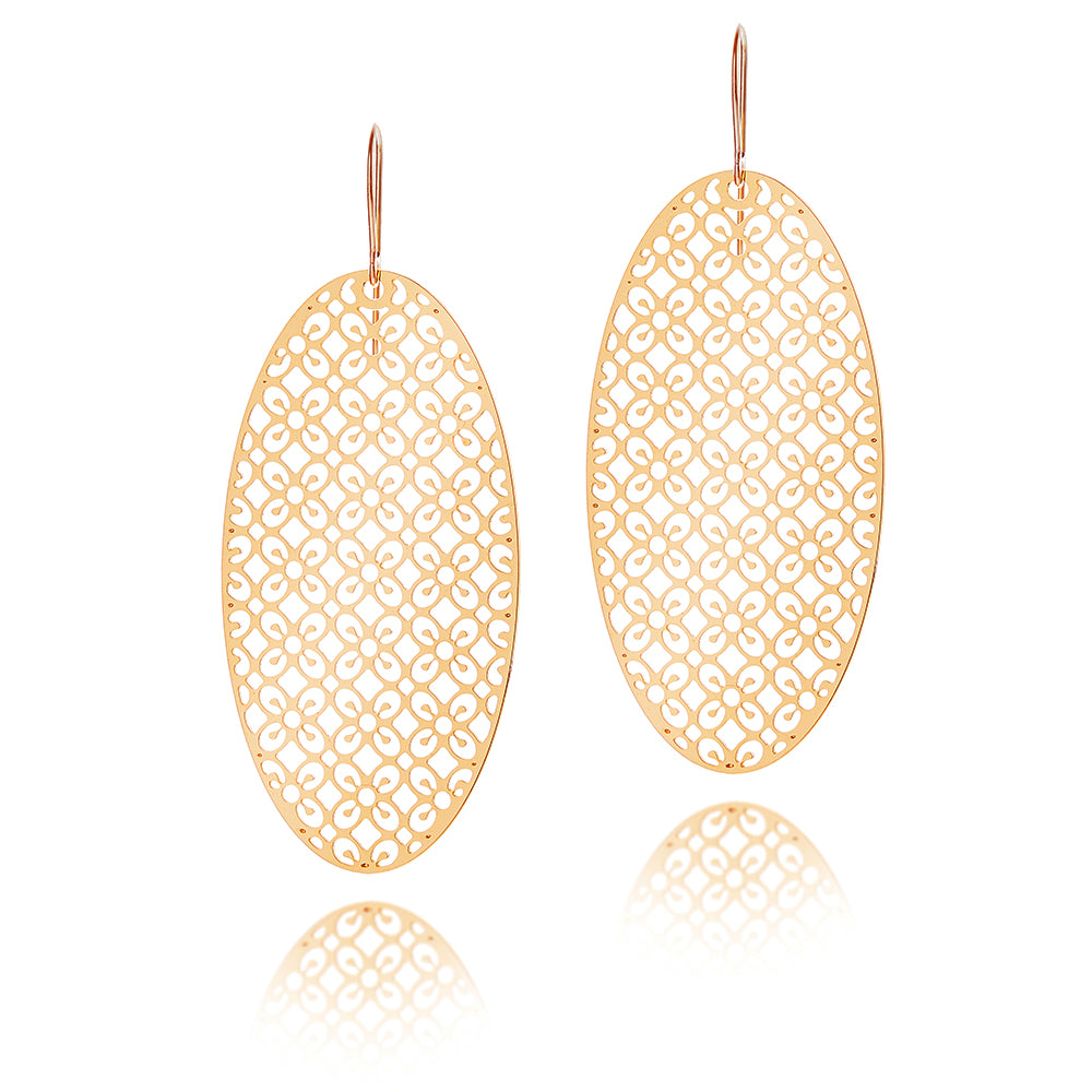 Abundance Oval Drop Earrings