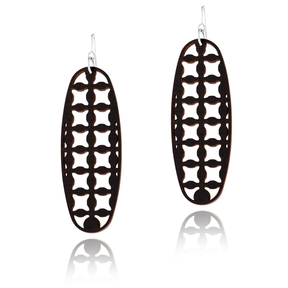 Confidence Oblong Drop Earrings