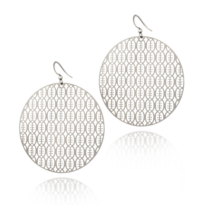 Friendship Round Drop Earrings