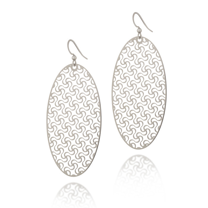 
                  
                    Load image into Gallery viewer, Loyalty Oval Drop Earrings
                  
                