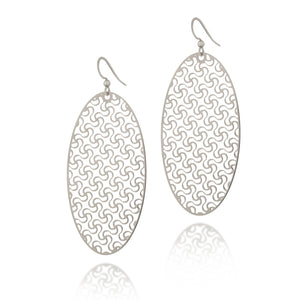 
                  
                    Load image into Gallery viewer, Loyalty Oval Drop Earrings
                  
                