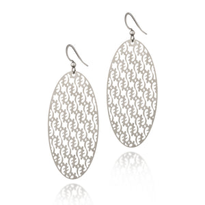 
                  
                    Load image into Gallery viewer, Only God Oval Drop Earrings
                  
                