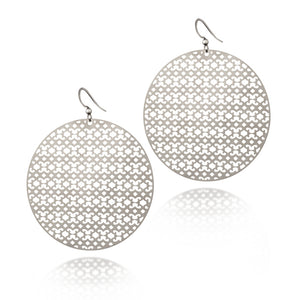 
                  
                    Load image into Gallery viewer, Strength Round Drop Earrings
                  
                