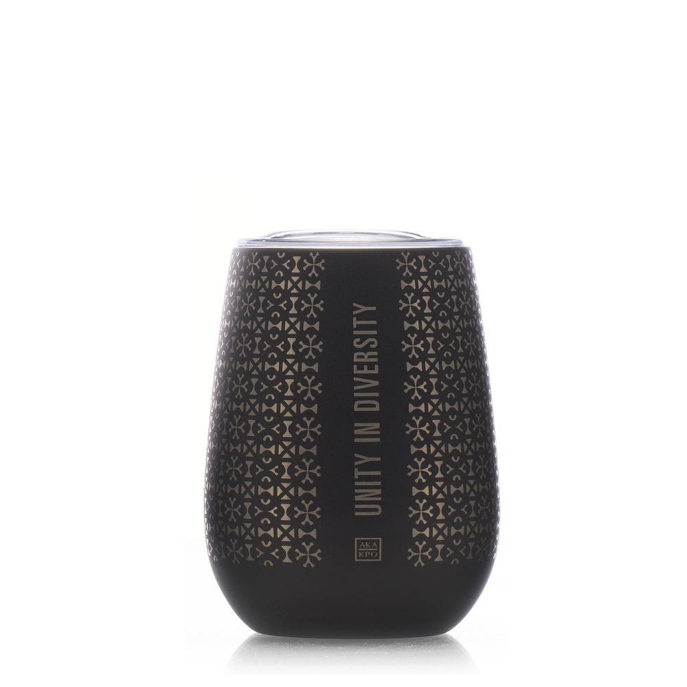 
                  
                    Load image into Gallery viewer, Unity in Diversity 10 oz. Stemless Goblets in Black
                  
                