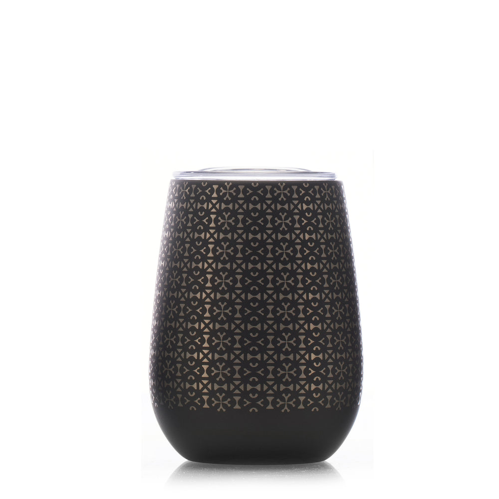 Unity in Diversity 10 oz. Stemless Goblets in Black