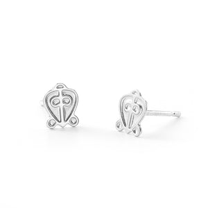 
                  
                    Load image into Gallery viewer, Love Mini Stud Earrings
                  
                